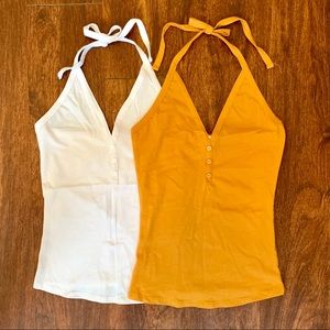 ✨NWOT! Set of Two Halter Tank Tops